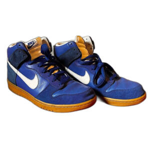 NIKE | Dunks High Top Blue Pony Hair